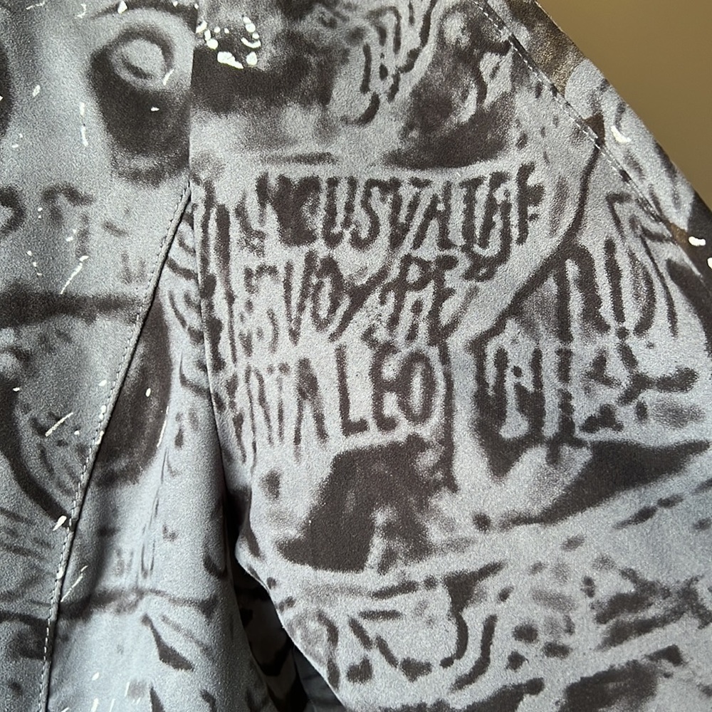 Orly Grey with Black Pattern Spring/Fall Jacket - Picture 3 of 11